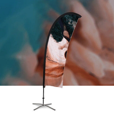 Feather Straight Bottom Flag