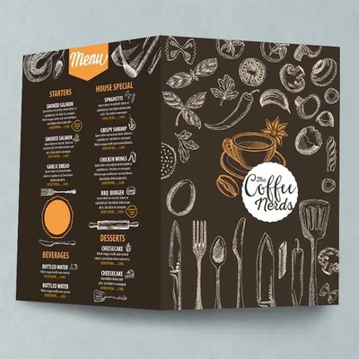 Creased Menu