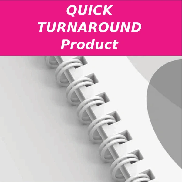  Quick Turnaround Product  -  Wiro Bound Books